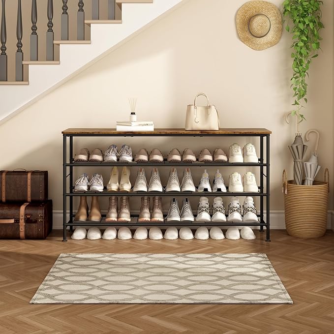 SUOERNUO Shoe Rack Organizer 4 Tier - Image 4