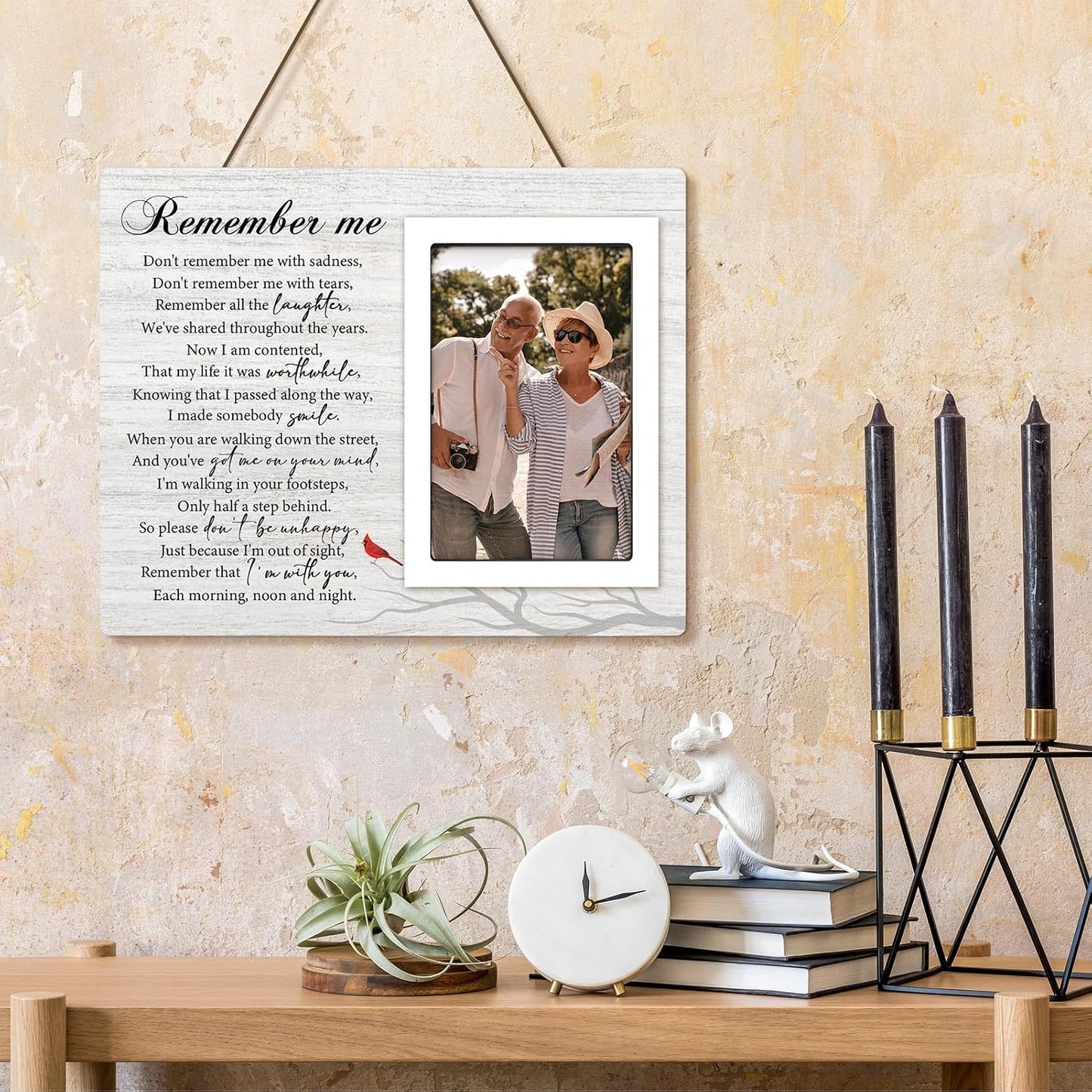 Sympathy Gift for Loss of Loved One, Mom, Dad, Husband, Friends, Memorial Picture Frame 4"x6", Condolences Sympathy Bereavement Gift Ideas, in Memory of Loved One