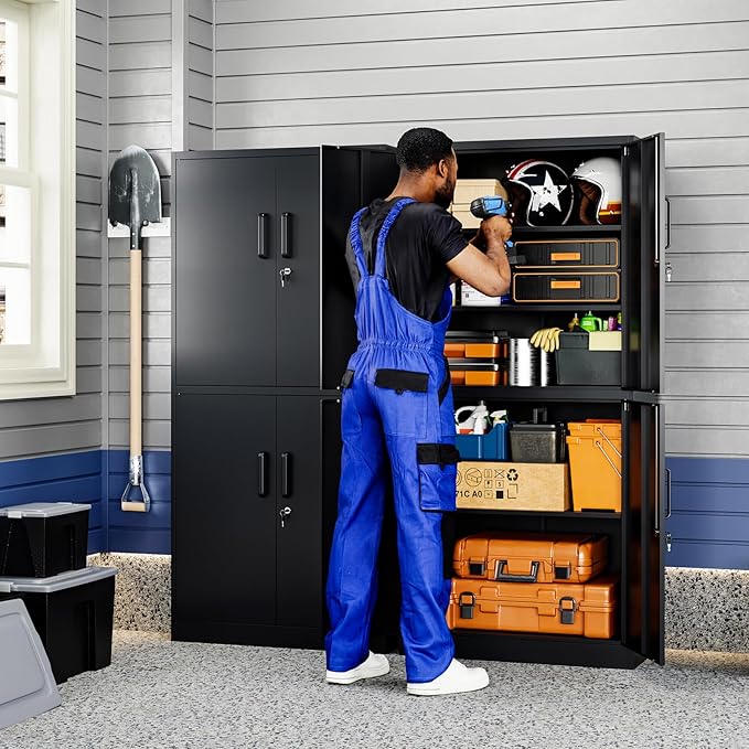 Yizosh Metal Storage Locking Cabinet - Image 2
