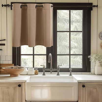 ChrisDowa Blackout Curtains 36 Inches Long - Image 5