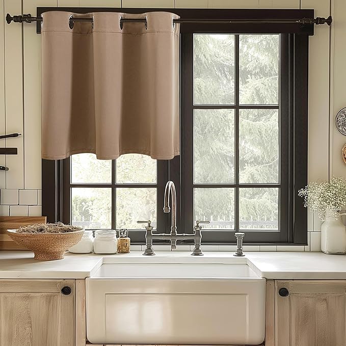 ChrisDowa Blackout Curtains 36 Inches Long - Image 5