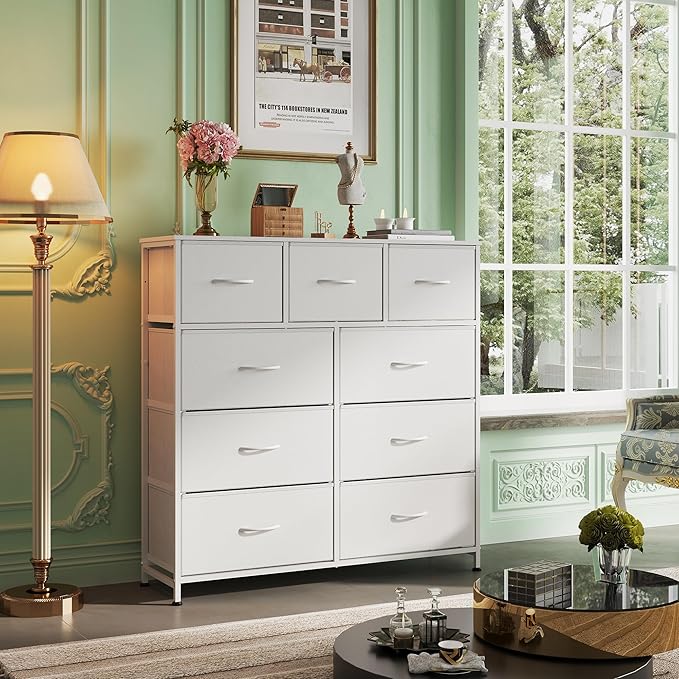 WLIVE 9-Drawer Dresser, Fabric Storage Tower - Image 2