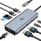 LIONWEI 9 in 1 Laptop Docking Station, Dual HDMI, 100W PD, USB C 3.0, USB C Hub by LIONWEI