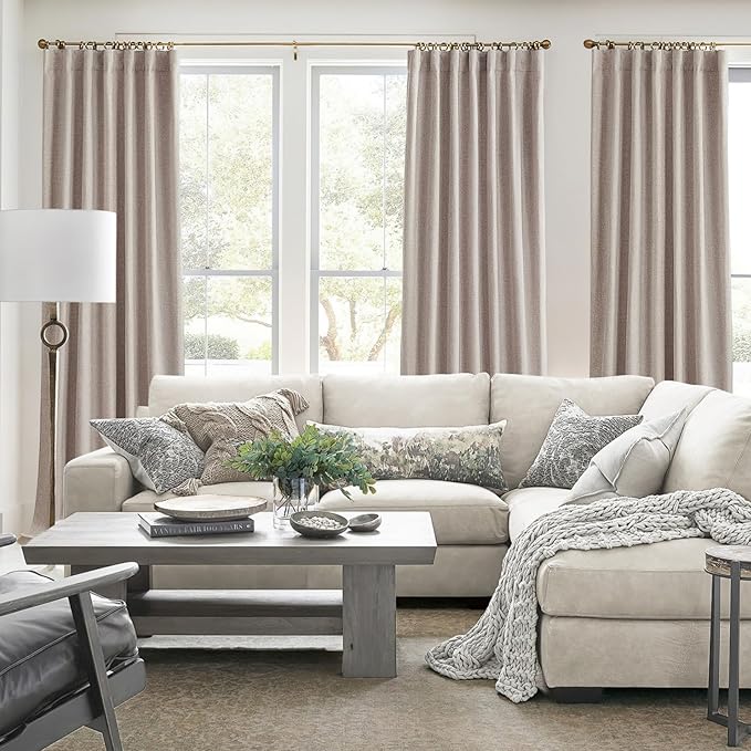 94 Inch Curtains 2 Panel Set, Insulated Winter Boho Farmhouse Curtain - Image 6