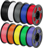 anycubic petg filament 1.75mm, multicolor bundle 10kg, reusable, main product view