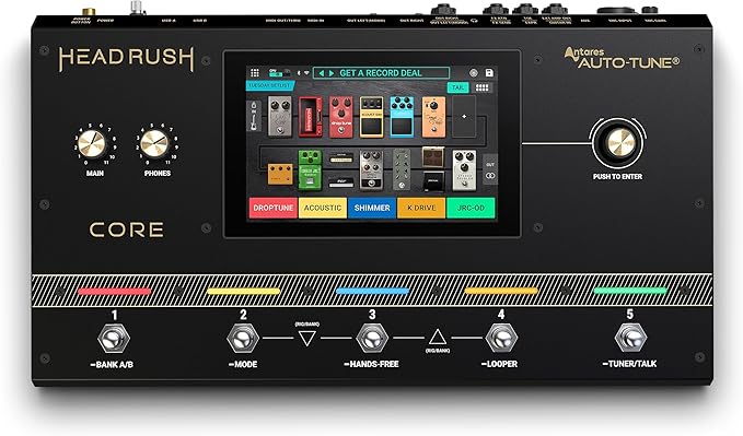 HeadRush Core - Guitar and Vocal Multi Core Effects Amp Modeling Processor by HeadRush