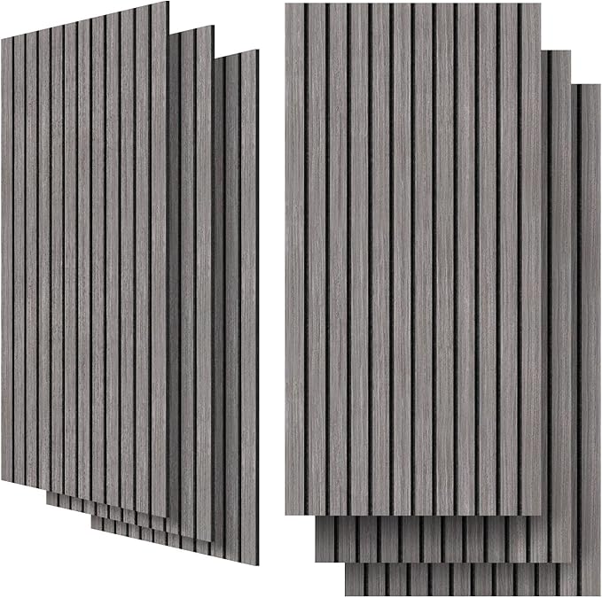 UMIACOUSTICS 6 Packs Acoustic Panel, 47.2 x 23.6 Inches Decorative Sound Proof by UMIACOUSTIC
