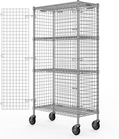 18" W x 36" L x 69" H Heavy Duty Utility Commercial Grade Metal Storage NSF - Image 3