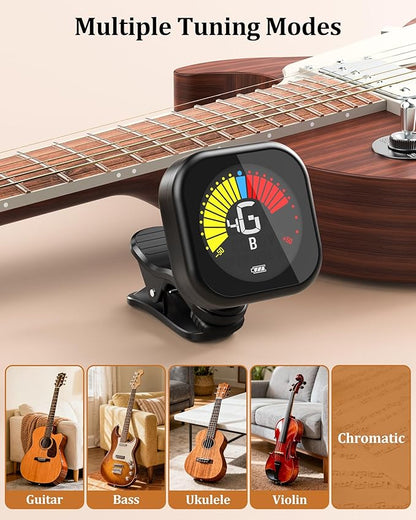 New Bee Guitar Tuner Clip-On Rechargeable - Image 3