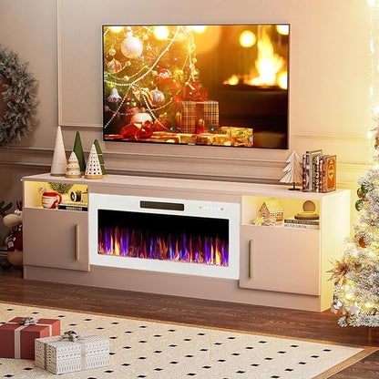 VITESSE TV Stand Fireplace - Image 8