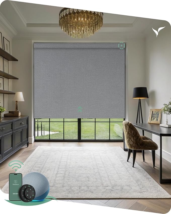 Yoolax Motorized Blinds with Remote, Smart Blinds by Yoolax