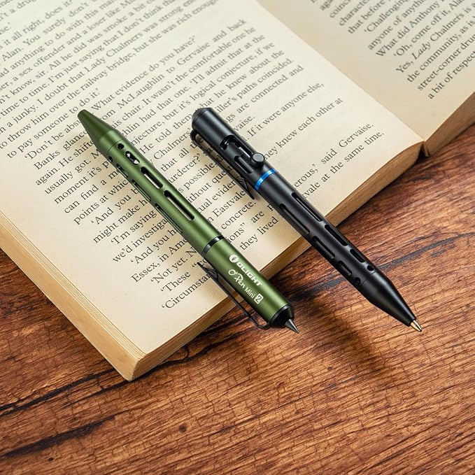 OLIGHT O'Pen Mini 2 Portable Ballpoint Pen, Bolt Action Pen - Image 7