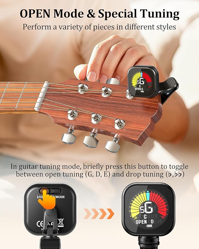 New Bee Guitar Tuner Clip-On Rechargeable - Image 5