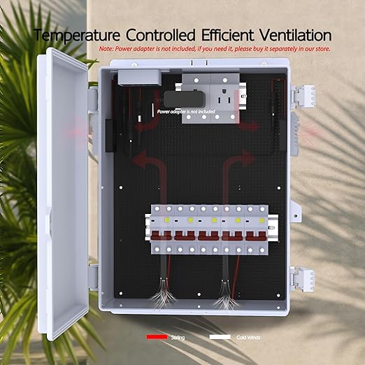 Outdoor Electrical Box, Waterproof Electrical Junction Box IP65 ABS Plastic - Image 6