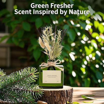Reed Diffuser, 6.09 oz Ebony Rose Scent Diffuser - Image 4