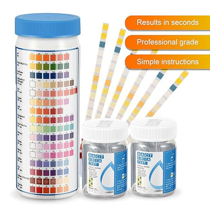 AAwipes Drinking Water Test Strips 17-in-1 100 Strips + 2 Bacteria Tester Kits - Image 2