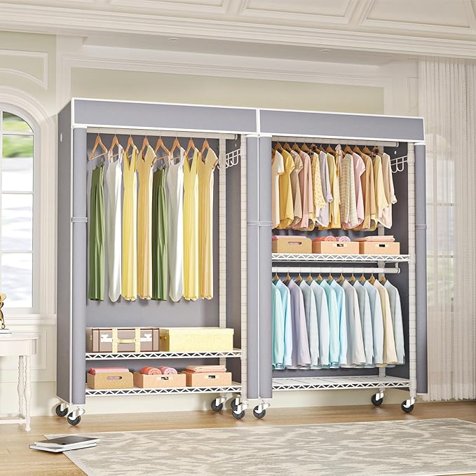 FUTASSI White Clothing Rack - Image 4