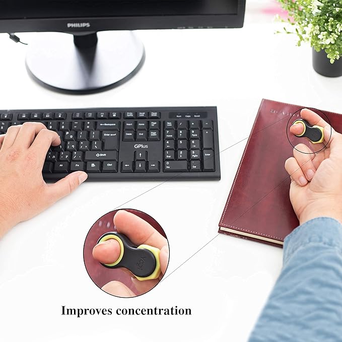 Yogi Fidget Toy – Silent Sensory Spinner - Image 2