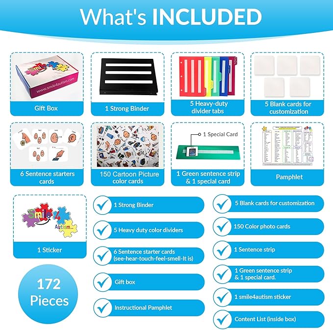 Visual Communication Book, 162 ASD Photo Picture Cards: Autism Language - Image 3