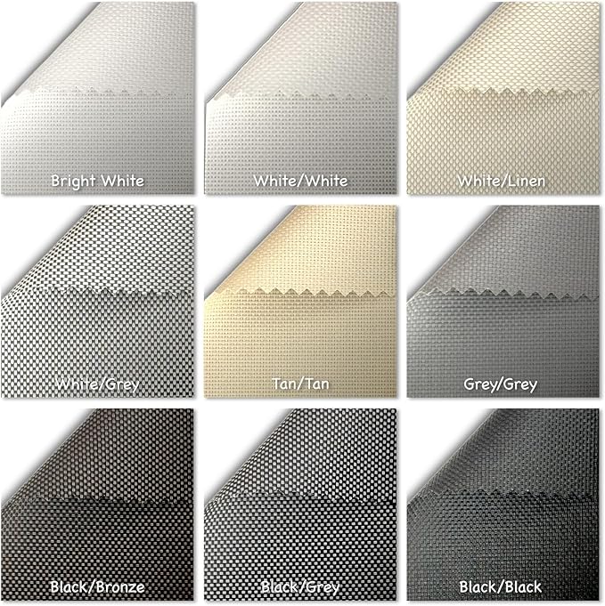 HILADUO Customized Solar Screen Roller Shade Blinds - Image 3