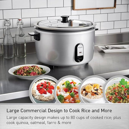 Panasonic Commercial Electric Rice Cooker, 208V Extra-Large Capacity 80-Cup - Image 3