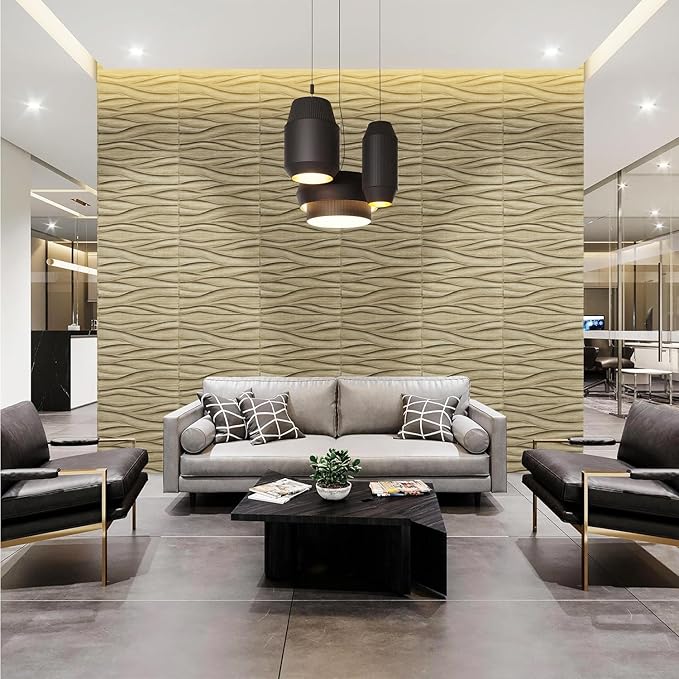 STICKGOO 3D Wall Panels for Interior Wall Decor, Wood 3D Textured Wall Decor - Image 4