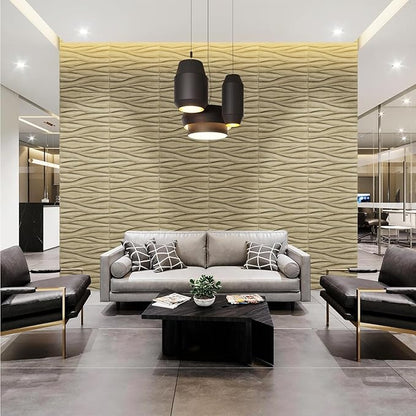 STICKGOO 3D Wall Panels for Interior Wall Decor, Wood 3D Textured Wall Decor - Image 4
