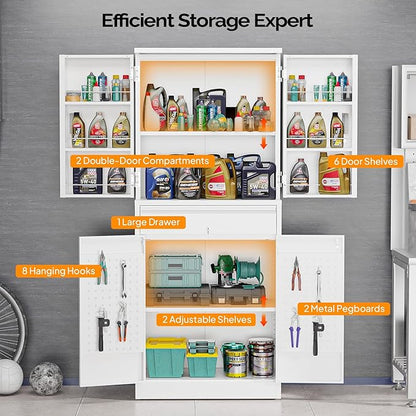 VINGLI Metal Storage Cabinet - Image 4