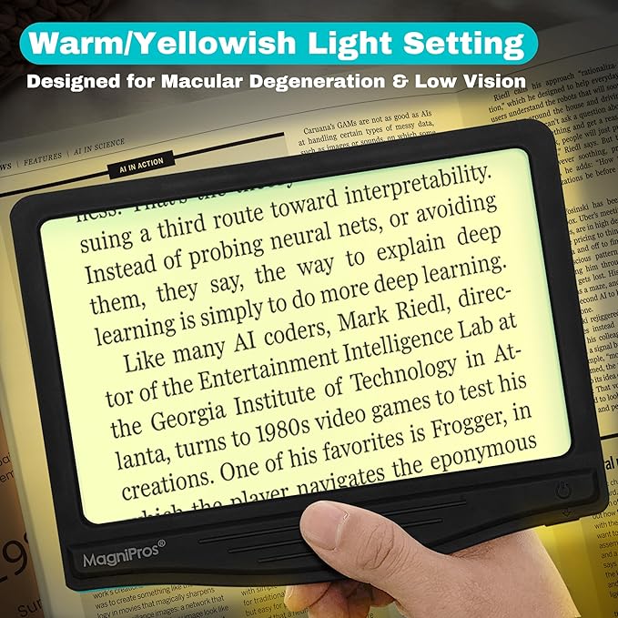 MAGNIPROS 5X Large LED Page Magnifier - Image 4