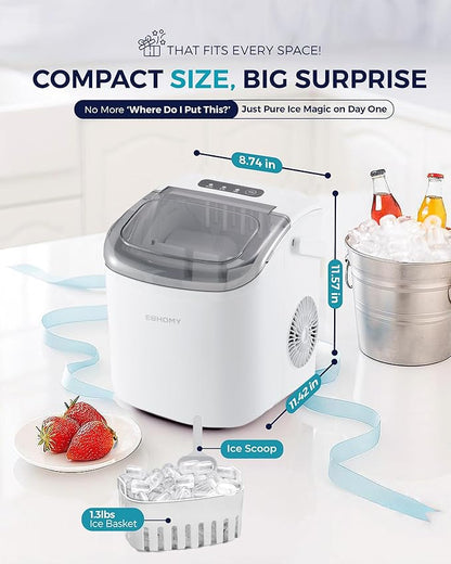 EUHOMY Countertop Ice Maker Machine - Image 9