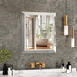 SMIROR Brushed Silver Bathroom Mirror by SMIROR