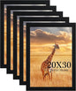 TKYGU 20x30 Poster Frame Black Set of 5, Woodgrain Frame by TKYGU