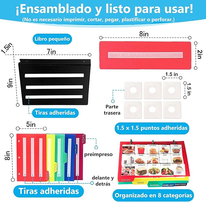 Visual Communication Book, 162 ASD Photo Picture Cards: Autism Language - Image 6