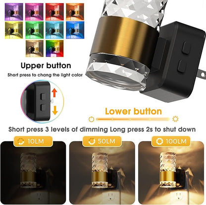 L LOHAS LED Night Light, Night Lights Plug into Wall, 10-Color RGB Change - Image 4