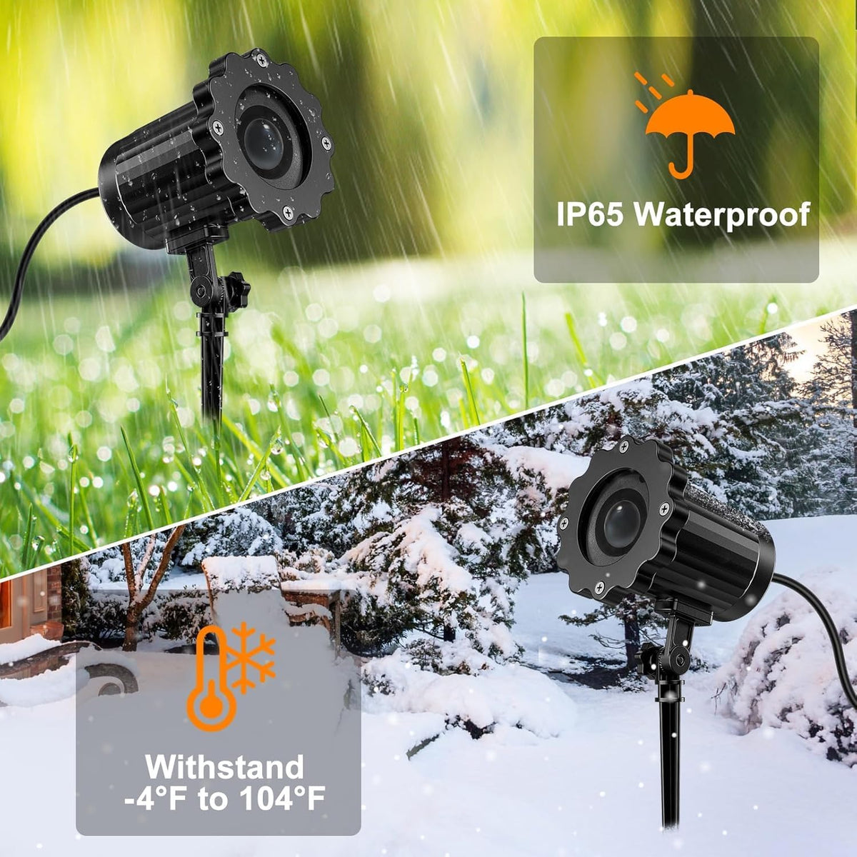 Halloween Projector Lights Outdoor, Ghost Halloween Projector for Yard