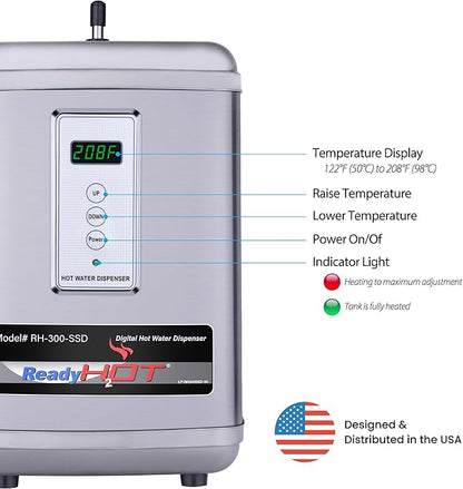 Ready Hot 41-RH-300-F570-BN Instant Hot Water Dispenser System, 2.5 Quarts - Image 3