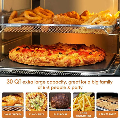 Nuwave Bravo Air Fryer Convection Oven Countertop, 100-in-1 Smart Grill Combo - Image 4