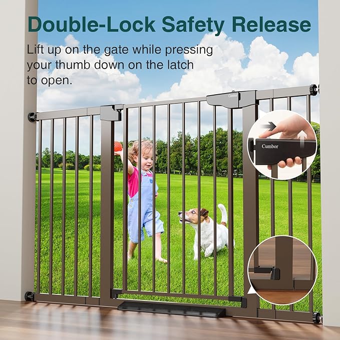Cumbor 29.7-54.2" Wide Baby Gate - Image 4