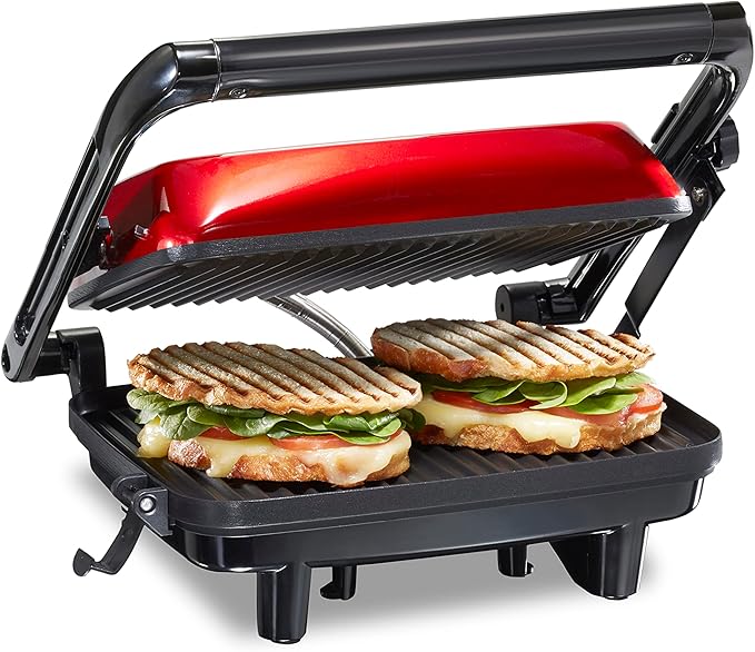 Hamilton Beach Panini Press Sandwich Maker & Electric Indoor Grill by HamiltonBeach