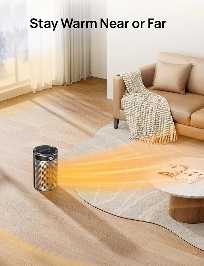 DREO Space Heaters for Indoor Use, Portable Heater - Image 4