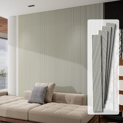 Premium Acoustic Wood Slat Wall Panels – Noise-Reducing Sound Absorption Panels by JOOFAN