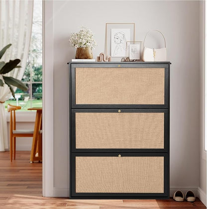 AVZEAR Narrow Shoe Storage Cabinet - Image 4