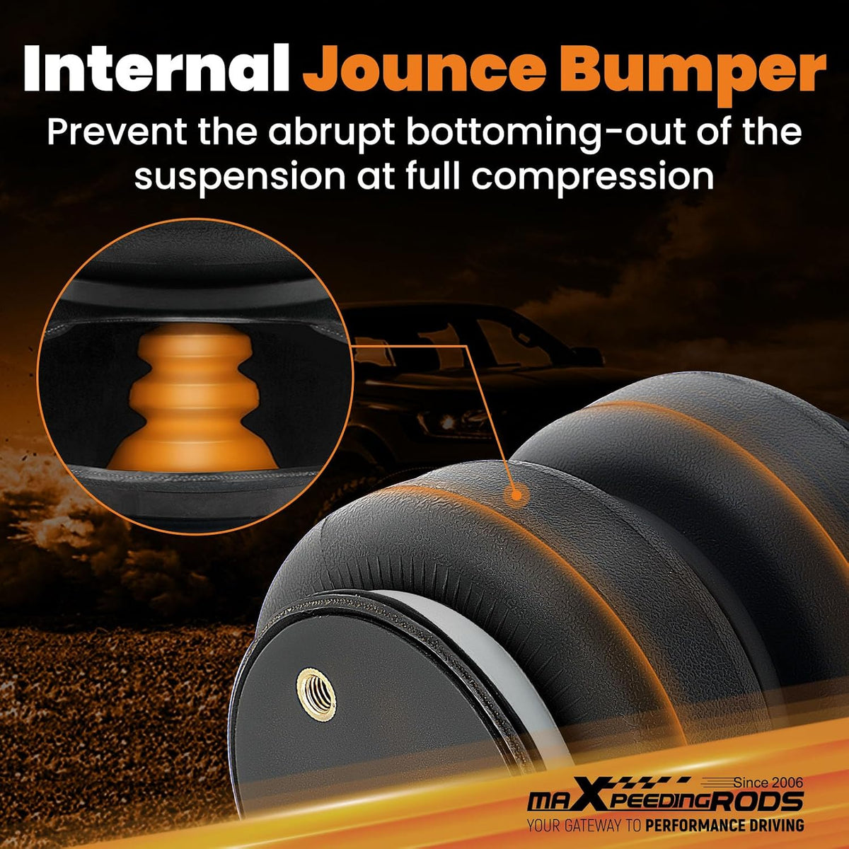 maXpeedingrods 5000 lbs Air Suspension Bag Kit for Ford F250 F350 2020-2022