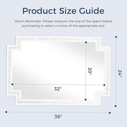 Tanmicoshomy 24 x 36 Inch Rectangle Mirrors - Image 3