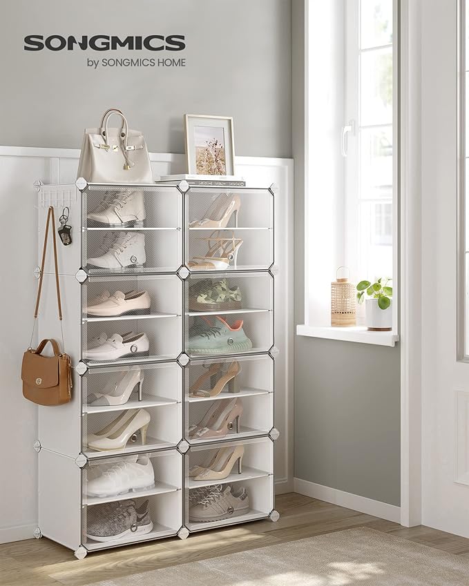 SONGMICS Shoe Rack Organizer, 8-Tier Shoe Storage Cabinet - Image 2