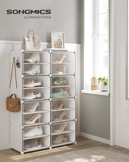 SONGMICS Shoe Rack Organizer, 8-Tier Shoe Storage Cabinet - Image 2