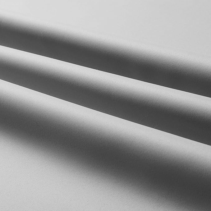 DUALIFE Ultimate Gray Blackout Curtain Panels/Drapes - Image 8