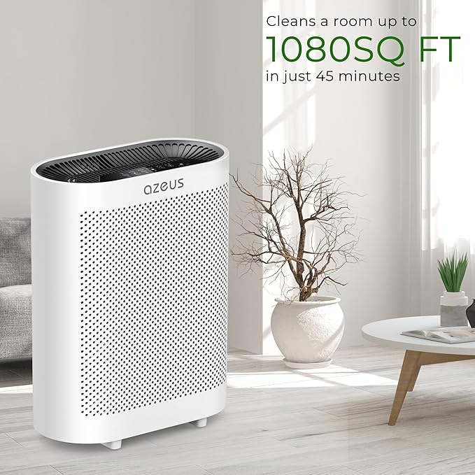 AZEUS True HEPA Air Purifier GL-FS32 | 4-Stage Filtration System, Ultra-Quiet - Image 5