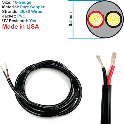 NATIONAL Wire & Cable – 16 AWG 2-Conductor Premium Copper Wire, 500 ft - Image 3