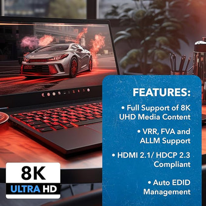 OREI 8K 2x1 HDMI Switch 4K@120hz - Image 10